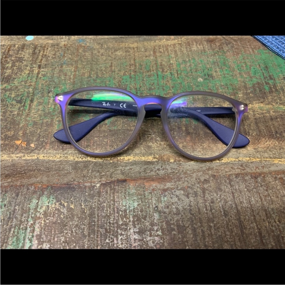 Purple Ray-Ban eyeglasses